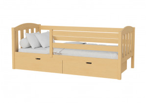 <span>Детская кровать из массива сосны</span> Лотос 9 с ящиками